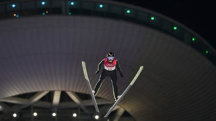Olympia: Skispringen bei den Olympischen Spielen 2018 in Pyeongchang.
