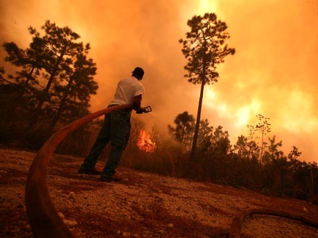 Waldbrand in Sout Carolina
