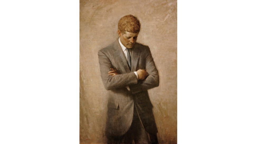 US Präsident John F Kennedy offizielles Gemälde Portrait