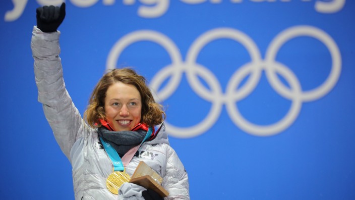 Biathlon: Laura Dahlmeier gewinnt Gold bei den Olympischen Winterspielen 2018 in Pyeongchang.