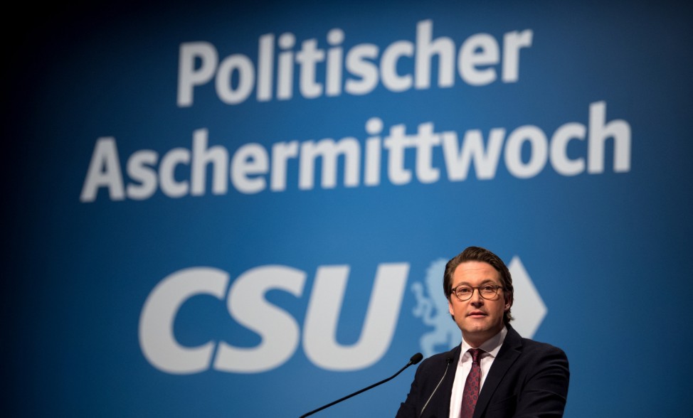 Politischer Aschermittwoch - CSU - Scheuer