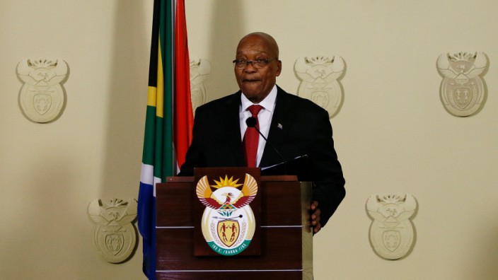 Zum 80. Geburtstag von Elke Erb: Er fühlte sich unfair behandelt, trat aber dennoch zurück: Jacob Zuma.