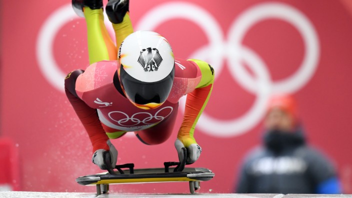 Olympia in Peking: Noch unbestätigt ist, ob auch Skeleton-Profis zu den sechs deutschen Corona-positiven Sportlern zählen.