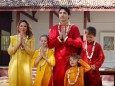 Trudeau mit seiner Familie in Indien