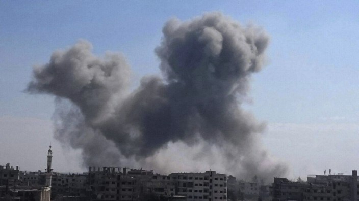 Luftangriffe auf syrisches Rebellengebiet Ost-Ghuta
