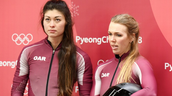 Doping: Bobfahrerin Nadeschda Sergejewna (rechts) wurde bei den Olympischen Spielen in Pyeongchang 2018 positiv auf das Stimulanzium Trimetazidin getestet.