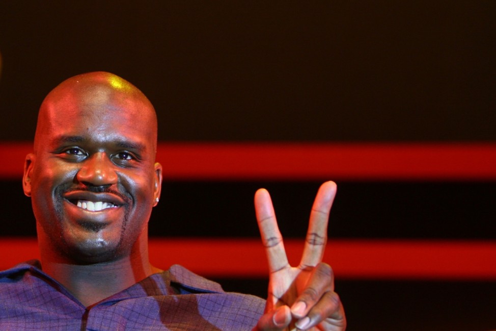 NBA Star Shaquille O'Neal Promotes Chinese Sports Brand In Beijing; Shaquille O´Neal