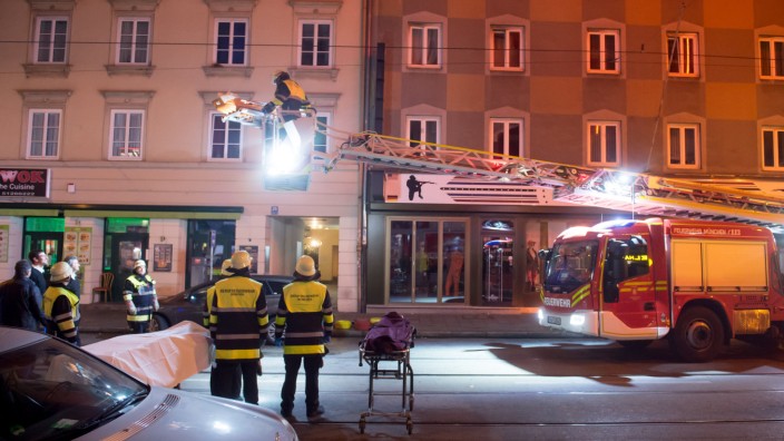 Drei Tote bei Brand in München