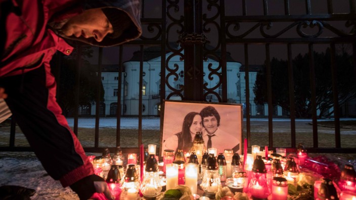 Slowakei: Der Journalist Jan Kuciak und seine Verlobte Martina Kusnirova waren im Februar in ihrem Haus 65 Kilometer östlich von Bratislava erschossen worden.
