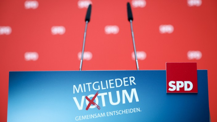 Vor SPD-Mitgliedervotum