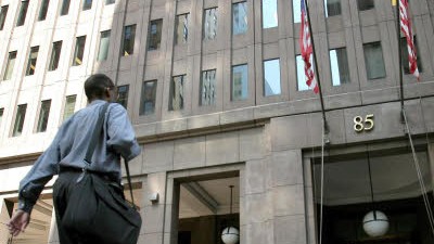 US-Banken: Das Gebäude der Investmentbank Goldman Sachs in New York. Die US-Investmentbank macht wieder Gewinne.