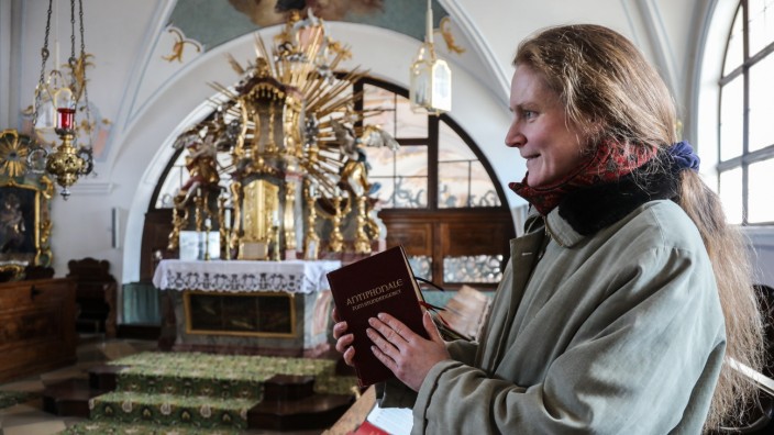 Postulantin Claudia Schwarz im Kloster Altomünster, 2018