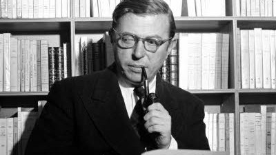 Deutsch-französisches Verhältnis: Der französische Schriftsteller und Philosoph Jean-Paul Sartre war Galionsfigur des Existentialismus.