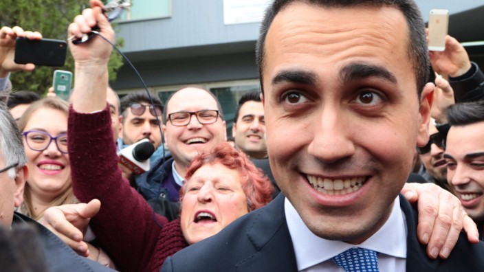 Wahl in Italien: Im Wahlkampf verzichtete Fünf-Sterne-Chef Luigi Di Maio auf Details.