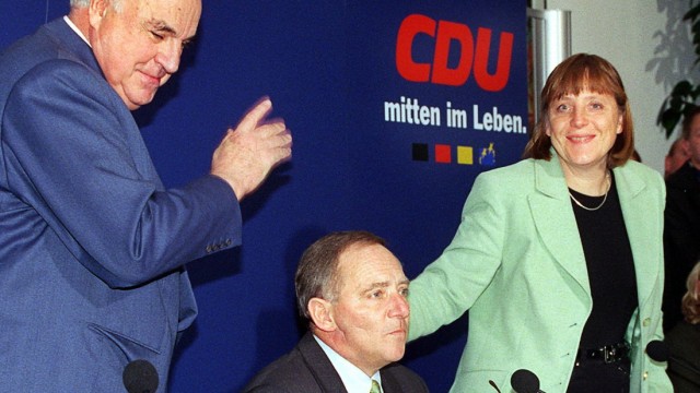 Kohl Schäuble Merkel