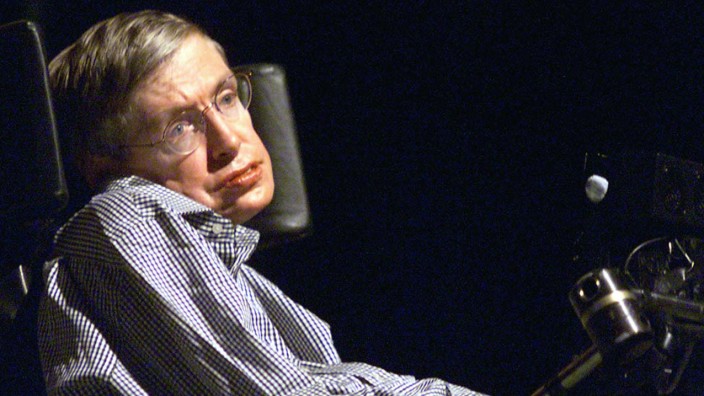 Nach Tod des Physikers: Stephen Hawking bei einer Lesung in Peking.