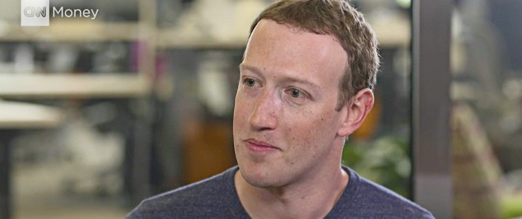 Facebook-Gründer Mark Zuckerberg in einem CNN-Interview am 21. März 2018 - Zuckerberg räumte Fehler im Zuge des Datenskandals ein.