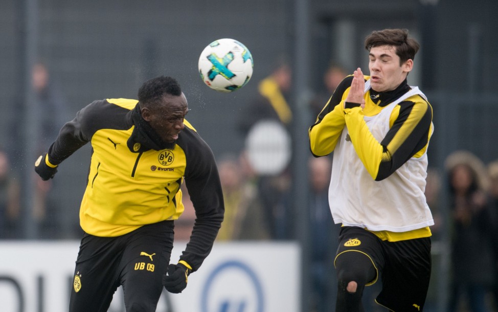 Usain Bolt trainiert bei Borussia Dortmund