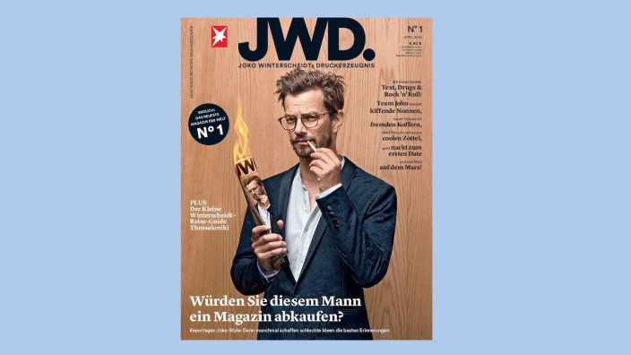 Magazin von Joko Winterscheid: Zehnmal im Jahr erscheint künftig JWD, kurz für Joko Winterscheidts Druckerzeugnis.