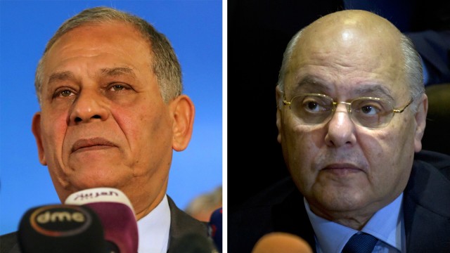 Die Macht des Staates: Einer tritt an, der andere nicht: Mohammed Anwar al-Sadat (links) zog seine Präsidentschaftskandidatur zurück; Moussa Mustafa Moussa sprang in letzter Sekunde ein.