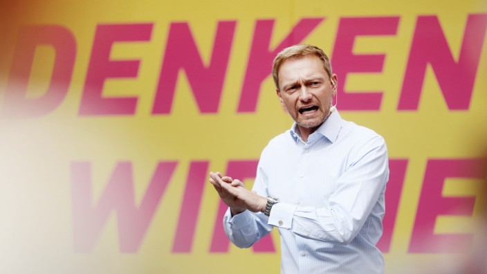 Wahlkampf FDP mit Lindner