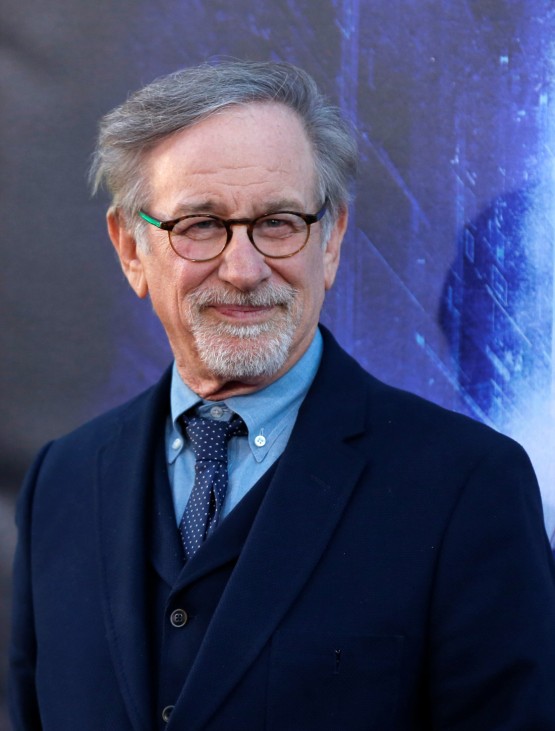 Director Steven Spielberg poses during the premiere of 'Ready Player One' in Los Angeles, California
