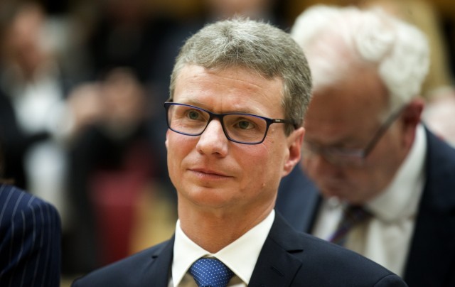 Kultusminister Bernd Sibler bei Vereidigung in München, 2018