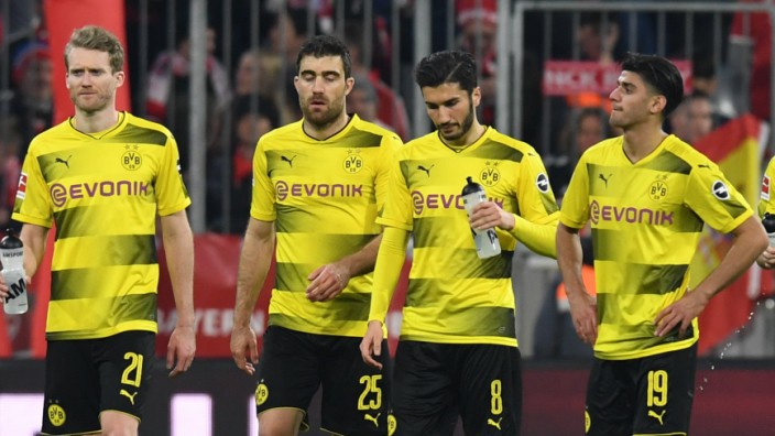 Borussia Dortmund: Die Mannschaft von Borussia Dortmund steht vor einer ungewissen Zukunft.