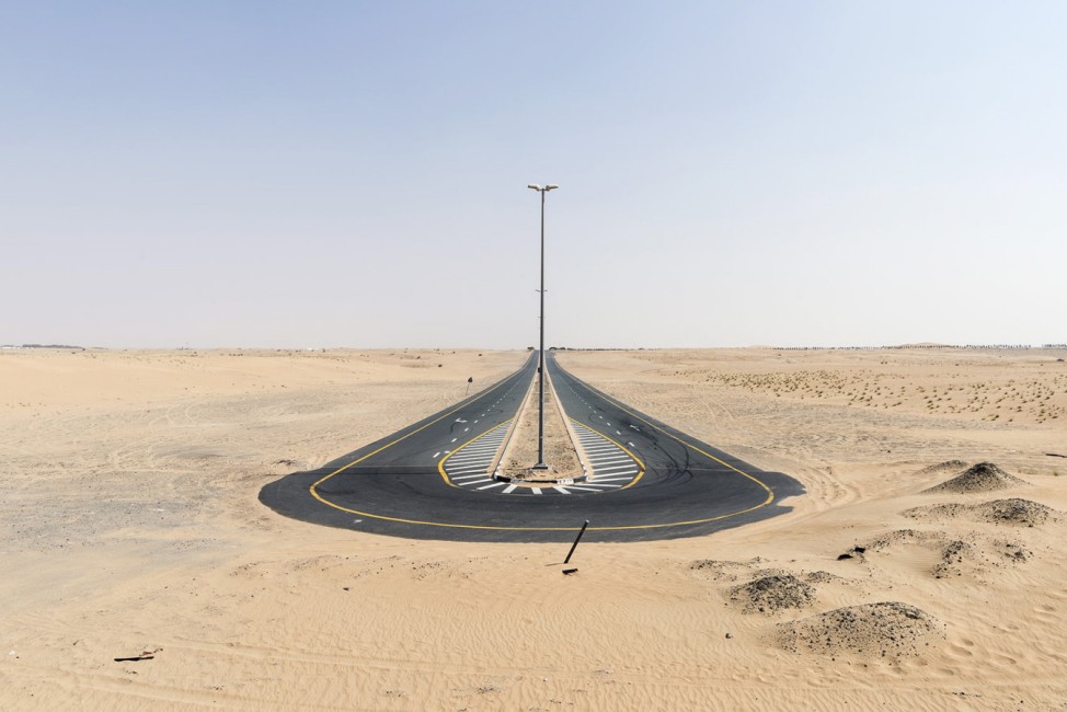 Desert road, Dubai; Garden of Delight