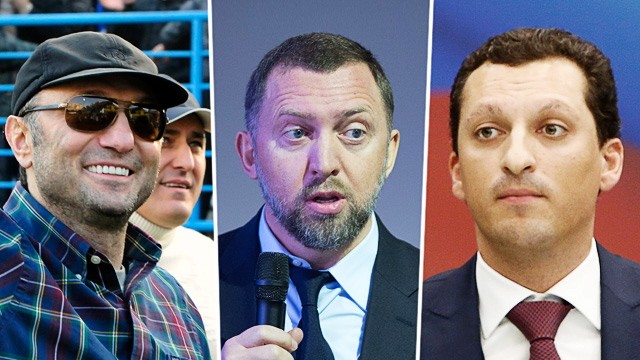 Schlag gegen Russland: Suleiman Kerimow, Oleg Deripaska und Kirill Schamalow: drei der sieben Oligarchen, die von den Sanktionen betroffen sind.
