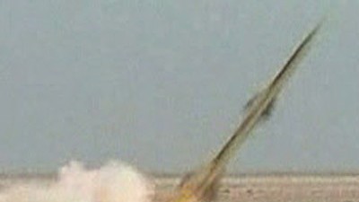 Atomstreit spitzt sich zu: Im iranischen Staatsfernsehen wurden Aufnahmen von einem Raketenstart gezeigt.