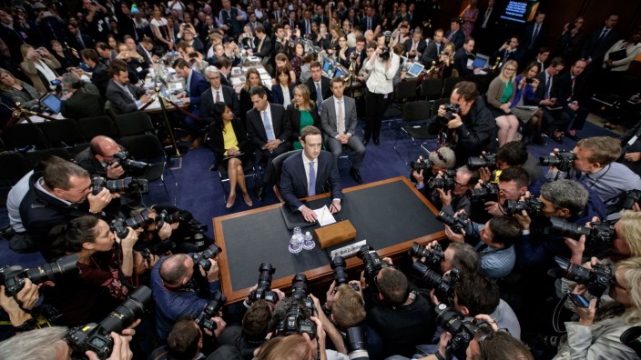 Mark Zuckerberg vor US-Kongress