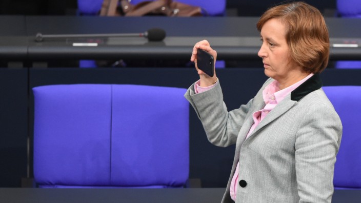AfD-Politikerin Beatrix von Storch im Deutschen Bundestag.