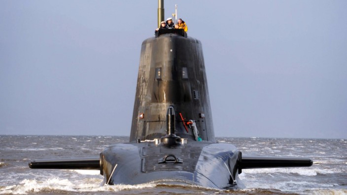 British Prime Minister ordered British Royal Navy submarines within range of Syria, Faslane, United Kingdom - 20 Nov 2009