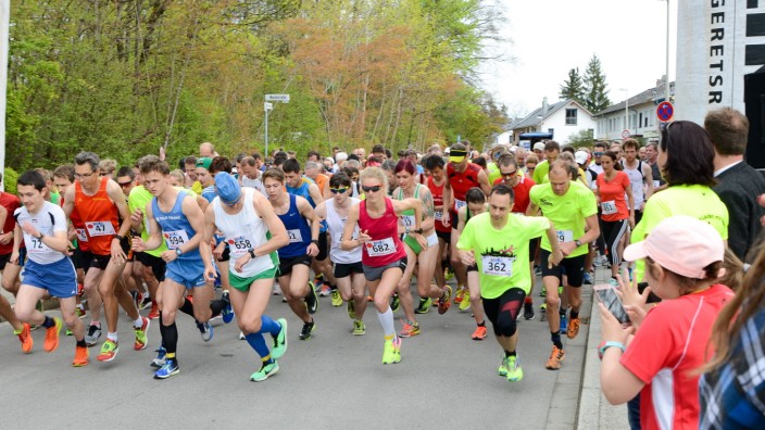Gemeinsam sporteln: Der Geretsrieder Stadtlauf (Bild vom Vorjahr) findet am Samstag, 28. April, zum 34. Mal statt.