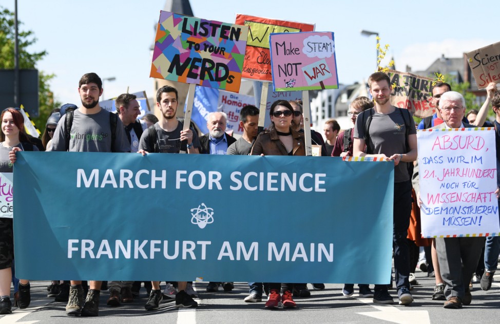 'March for Science' in Frankfurt