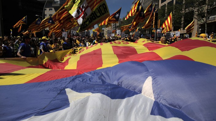 Demonstration in Barcelona