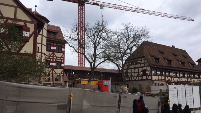 Nürnberg: Die Fachwerkhäuser an der Kaiserburg werden komplett umgestaltet.
