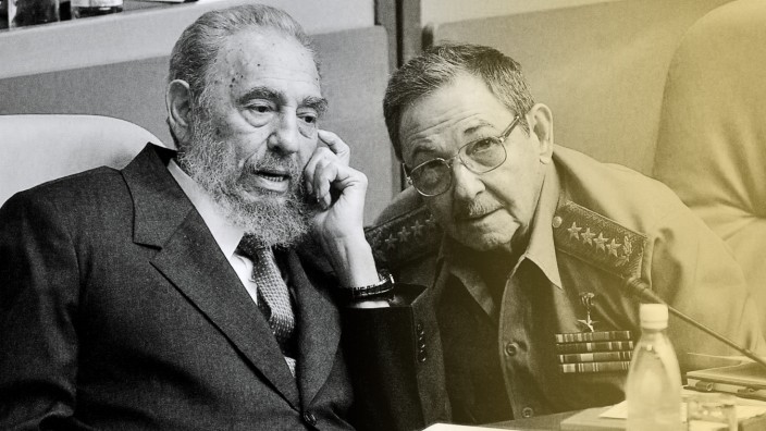 Raul und Fidel Castro