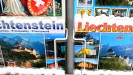 Liechtenstein-Postkarten, Foto: dpa