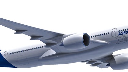 Airbus A350: Raum-Flug: Der Airbus A350 mit dem Kürzel XWB bietet mehr Platz in der Kabine.