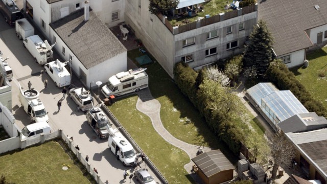 Inzest-Drama in Österreich - Luftaufnahme von Haus