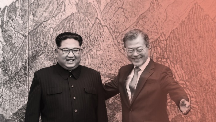 Korea-Gipfel: Süd- und Nordkorea wollen den offiziell noch geltenden Kriegszustand auf der Halbinsel bis zum Ende dieses Jahres beenden.