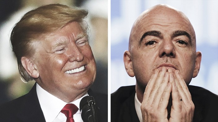 WM 2026: US-Präsident Donald Trump und Fifa-Präsident Gianni Infantino unterstützen unfreiwillig die Bewerbung Marokkos.