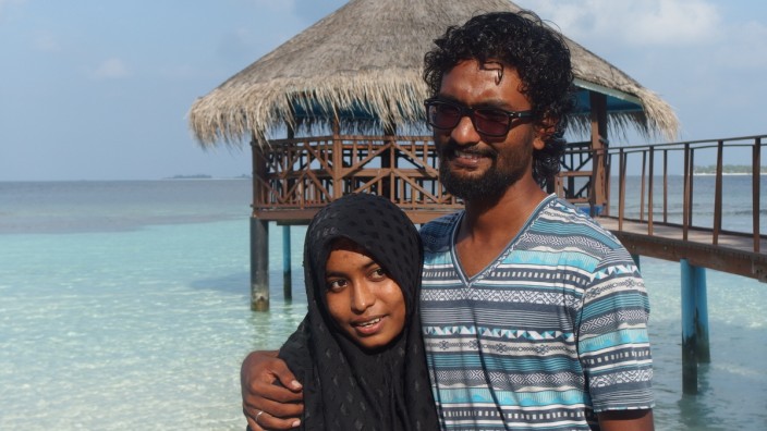 Malediven: Samen Haleen und seine Frau Ihusaana träumen von einem eigenen Gästehaus.