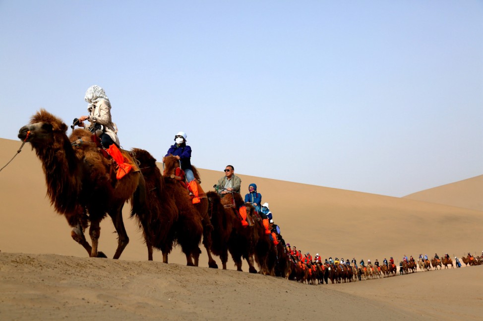 Kamelreiten in China