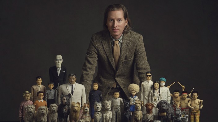 Wes Anderson: Alles Handarbeit: Regisseur Wes Anderson und sein Puppenkabinett.