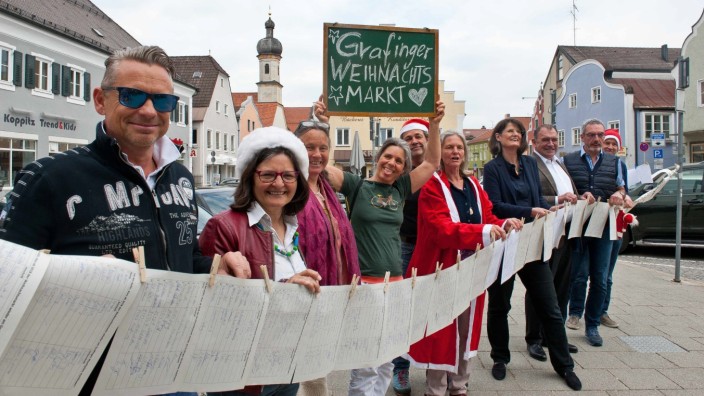 Streit im Grafinger Stadtrat: Grafinger Bürger kämpfen um ihren Weihnachtsmarkt. Doch auch im Stadtrat ist das Thema umstritten.