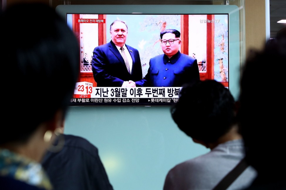People React To U.S. State Secretary Pompeo's North Korea Visit