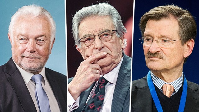 FDP: Von links nach rechts: Die FDP-Politiker Wolfgang Kubicki, Gerhart Baum und Otto Solms.